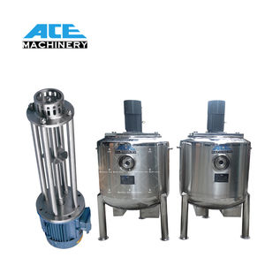 Máquina Mezcladora de Cosméticos con Calentamiento a Vapor Eléctrico de 20-500L, Tanques de Mezcla de Acero Inoxidable para Jabón Líquido y Champú - Product Image 3