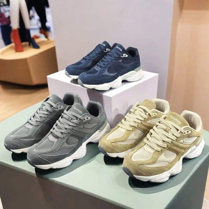 2025 New 9060 Breathable Cushioning Closed Toe <b>Height</b> <b>Increasing</b> Casual Walking <b>Shoes</b> Tennis Fashion Luxury Men's Lace-up Mesh - Product Image 4