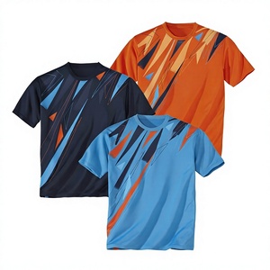 Camiseta Personalizada para Hombre, Sublimada, 100% Poliéster, Tejido de Punto, Secado Rápido, Transpirable, Estampado Completo, Cuello Redondo, Manga Corta - Product Image 3
