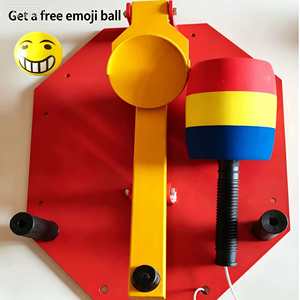 Nouvel équipement de <span class=keywords><strong>jeu</strong></span> d'intérieur en bois pour le team building : Catapulte à sacs de sable banane, piscine à balles, <span class=keywords><strong>jeu</strong></span> souple et défis d'équipe pour marché nocturne. - Product Image 2