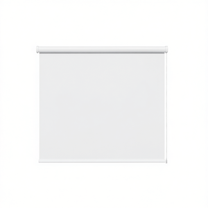 ม่านม้วนสีพื้น Erpsl ขนาด 80x180 ซม. สีขาว สำหรับใช้ในสำนักงานและที่บ้าน - Product Image 1
