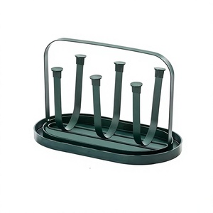 Latest Design Iron Cup <b>Glass</b> Holder Greatest Quality Oval Shape Kitchenware Cup <b>Coffee</b> <b>Mug</b> Holder For Sale - Product Image 1