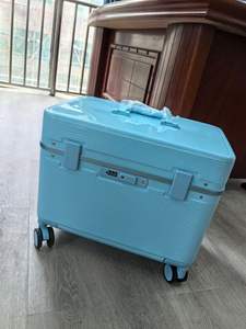 מזוודת טרולי עם מסגרת לצילום, 18 אינץ', מותאמת אישית, גלגלים אוניברסליים, מזוודת עסקים ונסיעות, מזוודה קטנה 20 אינץ', מזוודה קפטן 23 אינץ', לגברים ונשים - Product Image 6