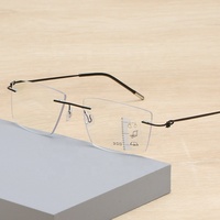 Lunettes de lecture progressives anti-lumière bleue ultra-légères de haute qualité pour hommes et femmes, sans monture, avec verres multifocaux