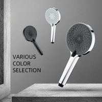 Leelongs vend en ligne une nouvelle douchette à main en ABS, 5+1 modes, 11,5 cm, haute pression, économie d'eau, pour salle de bain moderne, avec jet de douche.