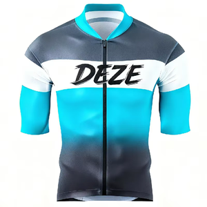 Maillot de cyclisme Zede à prix avantageux, respirant, coupe-vent, unisexe, imprimé multicolore, tendance, manches trois quarts pour cycliste - Product Image 3
