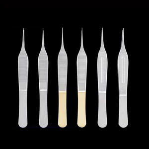 Pinset Medis Edison Oftalmologi Baja Tahan Karat untuk Operasi Kosmetik Kelopak Mata Ganda, Pinset Besar, Pinset Jaringan, Pinset Platform - Product Image 1