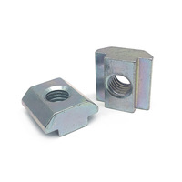 Écrous carrés en acier inoxydable usinés CNC pour rail en T, écrous à marteau coulissant pour fixation M3 M4 M5 M6 M8 M10