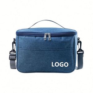 Soft Cooler and <b>Lunch</b> <b>Box</b> <b>Insulated</b> Travel Bag With Zipper Shoulder Strap Reusable Grocery Bags for Hot Cold Food Gift - Product Image 3