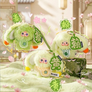 Original Bb3 Baby Three the Hundred Surnames Little Rabbit Plush Series Blind Box BBT Keychain Figures Pendant - Product Image 4