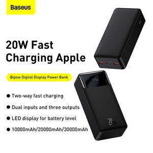 <span class=keywords><strong>Baseus</strong></span>-<span class=keywords><strong>batería</strong></span> <span class=keywords><strong>externa</strong></span> portátil, Banco de energía de carga rápida, 30000mAh, 20W - Product Image 2