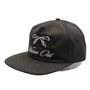 OEM 5 Panel Custom Snapback Hat a <b>Frame</b> Flat Brim Hip Hop Snapback Cap for Men - Product Image 2