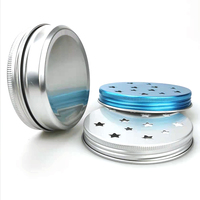 60ml 80ml 100ml 150ml Conteneur de parfum solide Air pur Conteneur en métal de Cologne solide Boîtes en aluminium exquises avec trous