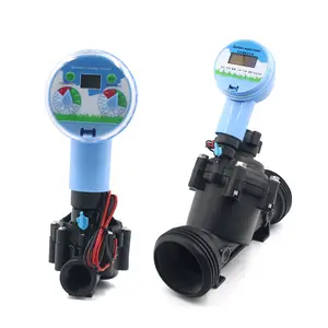 農業用灌漑設備給水灌漑コントローラーシステム2インチプラスチックPVC水電磁弁24v 12v ac