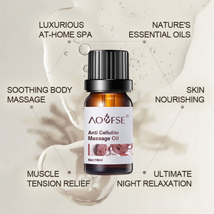 천연 유기농 에센셜 오일 도매 전신 오일 마사지 안티 셀룰 라이트 마사지 오일 미니 사이즈 - Product Image 5