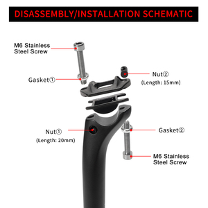 <span class=keywords><strong>Tige</strong></span> <span class=keywords><strong>de</strong></span> <span class=keywords><strong>Selle</strong></span> <span class=keywords><strong>de</strong></span> Vélo en Fibre <span class=keywords><strong>de</strong></span> Carbone Haute Résistance Personnalisée 350/400mm Légère pour VTT et Vélo <span class=keywords><strong>de</strong></span> Route OEM ODM - Product Image 2