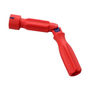 Red Plastic Ratcheting <b>Wrench</b> Single End Hex Manual Home Diy Tool Anti Slip Handle - Product Image 5
