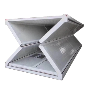 Maison de conteneur pliable à faible coût de 20 pieds grand-mère bureau de jardin plat petite maison modulaire fabriquée en Chine-maison préfabriquée pliable - Product Image 1