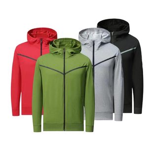 Custom Sport <b>Jacket</b> Quick Dry Outdoor Gym Track <b>Jacket</b> Zip up Running <b>Workout</b> <b>Jacket</b> for Men - Product Image 2