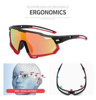 Lunettes de soleil sport polarisées enveloppantes pour la course à pied, la pêche, le cyclisme et la moto – Style moderne et tendance