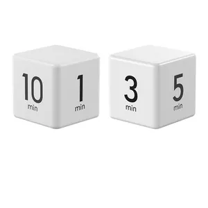 Dd1407 Home Mini Time Management Countdown Timer Wekker Waarschuwt Koken Bakkeuken Kubus Zwaartekracht Sensor Flip Timer