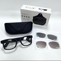 Lunettes Intelligentes OEM avec Caméra 8MP, Traduction en Temps Réel, Enregistrement Photo et Vidéo, Audio WiFi 5.3 et Étui de Recharge 2000mAh