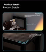 Bureau de jeu en forme de L réversible personnalisé avec étagère de rangement, table d'ordinateur multifonctionnelle pour esports OEM et cadre en métal noir