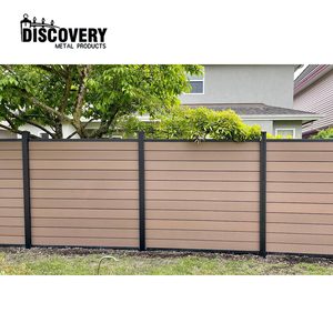 Clôture <span class=keywords><strong>et</strong></span> portail décoratifs en <span class=keywords><strong>bois</strong></span> <span class=keywords><strong>et</strong></span> plastique composite pour l'extérieur, treillis de confidentialité en métal, panneaux de clôture pour jardin <span class=keywords><strong>et</strong></span> maison - Product Image 2
