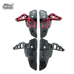 Borske moto pliant marchepieds Scooter arrière repose-pieds pédales d'extension pour Vespa Sprint Primavera 150