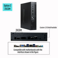 Casing PC Desktop Mini ITX Baru Pendinginan Efisien Cocok untuk Komputer Gaming Mendukung Motherboard 17cm X 17cm Port USB Depan Kipas