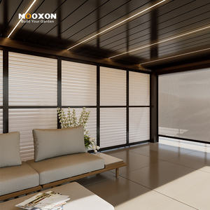 Pérgola Bioclimática de Lujo para Exteriores, Techo de Láminas Ajustables, Cubierta para Patio, Protección Solar Impermeable para Jardín y <span class=keywords><strong>Terraza</strong></span> - Product Image 3