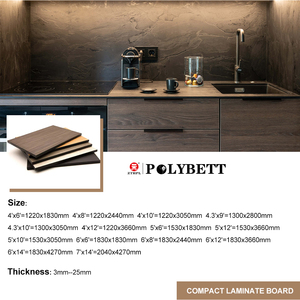 Tablero <span class=keywords><strong>Compacto</strong></span> Decorativo de Melamina, Lámina de Alta Presión de 1220x2440mm, <span class=keywords><strong>Precio</strong></span> Competitivo de Fabricante Chino - Product Image 4