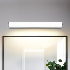 Modern Luxury Aluminum E26 Satin LED <b>Mirror</b> Wall Lamp IP44 Rated Living Room Indoor Lighting - Product Image 2