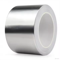 Ruban adhésif en aluminium simple face sensible à la pression, 10 cm x 5 m, résistant à la chaleur, pour l'étanchéité des conduits HVAC, isolation puissante, EMI