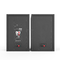 Enceintes d'étagère MDF de haute qualité 50W RMS de Multimedia Factory, 4 enceintes pour caisson de basses, système de barre de son sans fil pour la maison