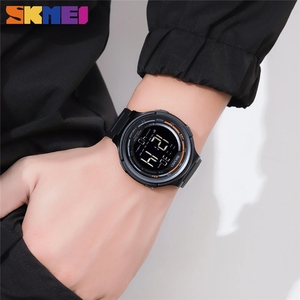 Montre digitale unisexe <span class=keywords><strong>SKMEI</strong></span> <span class=keywords><strong>1841</strong></span> élégante, fabriquée en Chine, bracelet en silicone, résistante à l'eau, affichage numérique, faible MOQ, montre de sport au poignet - Product Image 2