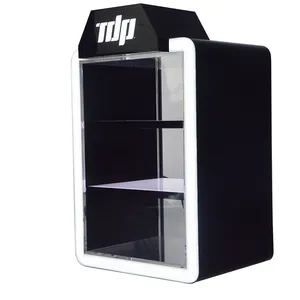 Custom Design Cigarette Store Display Stand Acrylic LED Display Cabinet Smoke Shop Countertop Display Showcase