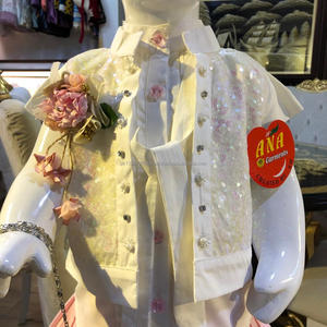 Robe en dentelle en coton pour filles, jupe épaules dénudées, robe de princesse avec sac fantaisie, prix d'usine, nouvelle collection - Product Image 3