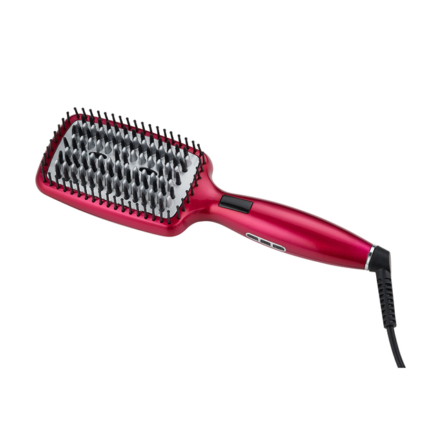 Home Use Professional Ceramic Hair Straightener Electric Straighten Brush