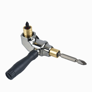 <b>Double</b>-Headed Copper Corner Bend Screwdriver <b>Adapter</b> For Electric Drill Alloy Gear Core - Product Image 1