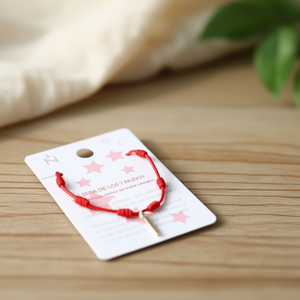 Angelina Seven Knot <b>Bracelet</b> <b>Red</b> String Charm Protection For Women Girls - Product Image 5