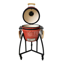 Barbecue Kamado en céramique de 22 pouces, professionnel, commercial, pour fumoir et restauration