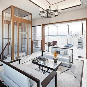 Vente directe d'usine, prix bas, petits ascenseurs, ascenseur à entraînement AC, ascenseur pour passagers, ascenseur résidentiel MRL pour maison/villa - Product Image 5