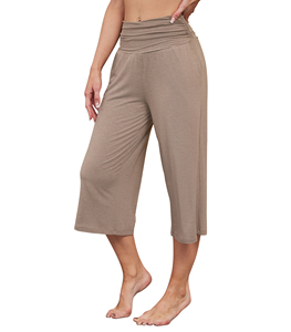 <b>Women's</b> Bamboo Fiber Loose <b>Harem</b> <b>Pants</b> High Waist Solid Color With Pockets Casual Sleepwear Home Wear Comfortable <b>Pants</b> - Product Image 4