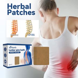 Ximonth Label pribadi plester Herbal Wormwood alami, plester pereda nyeri tulang belakang Lumbar untuk pria dan wanita - Product Image 4