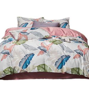 Parure de lit en tissu coton, ensemble de literie avec motifs personnalisés, housse de <span class=keywords><strong>couette</strong></span>, vente en gros, prix d'usine, 100% coton - Product Image 4