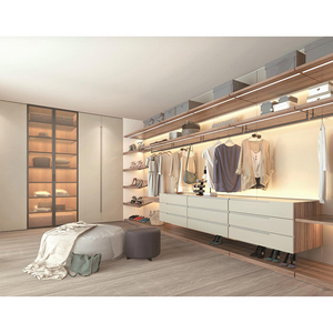 Su misura casa albergo bianco lucido mdf armadi di legno set di mobili di design moderno a specchio camera da letto <span class=keywords><strong>armadio</strong></span> ad <span class=keywords><strong>angolo</strong></span> - Product Image 6