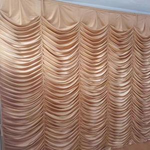 BY250032 زخرفة المياه تموج الأنابيب المهنية الستائر الحرير الجليد الدعائم وصول جديد بسيط للبيع - Product Image 4