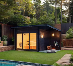 Hemlock Small Modern Electric Ferninfrarot-Sauna raum für 1-6 Personen zu Hause - Product Image 2