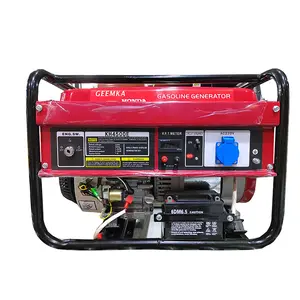 Generator bensin GX200 GP200 kekuatan mesin merek Jepang pendingin udara fase tunggal 110V 220V kualitas tinggi 3,5 KW